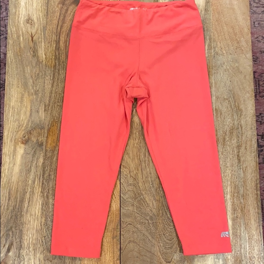 Pink/ coral leggings.